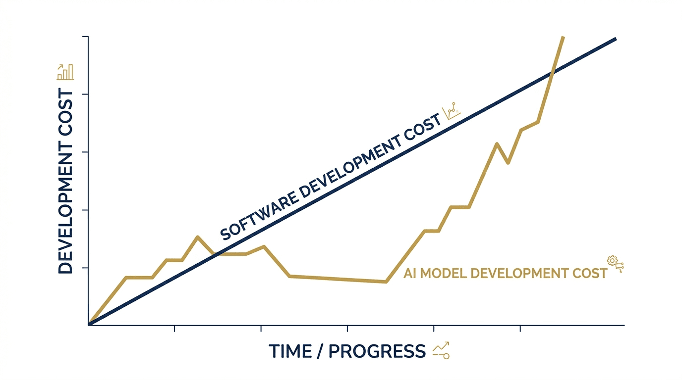 AI model development is a non-linear investment